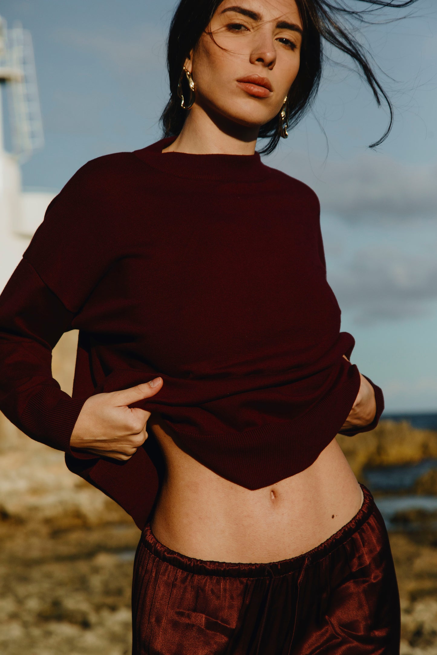 The Puglia Knit | CABERNET